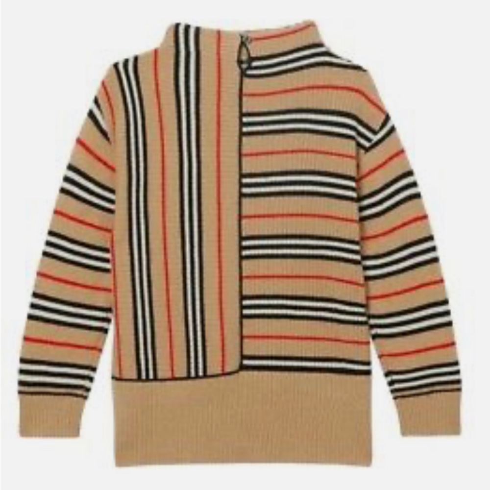 BURBERRY SWEATER BIANCA BEIGE FOR GIRLS
